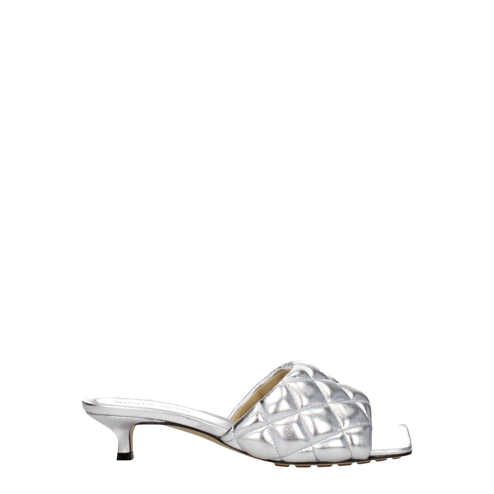 Bottega Veneta ボッテガベネタサンダルレザーシルバー - Image 2
