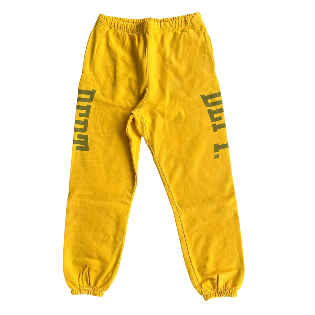 GALLERY DEPT 'YELLOW' LOGO SWEATPANTS