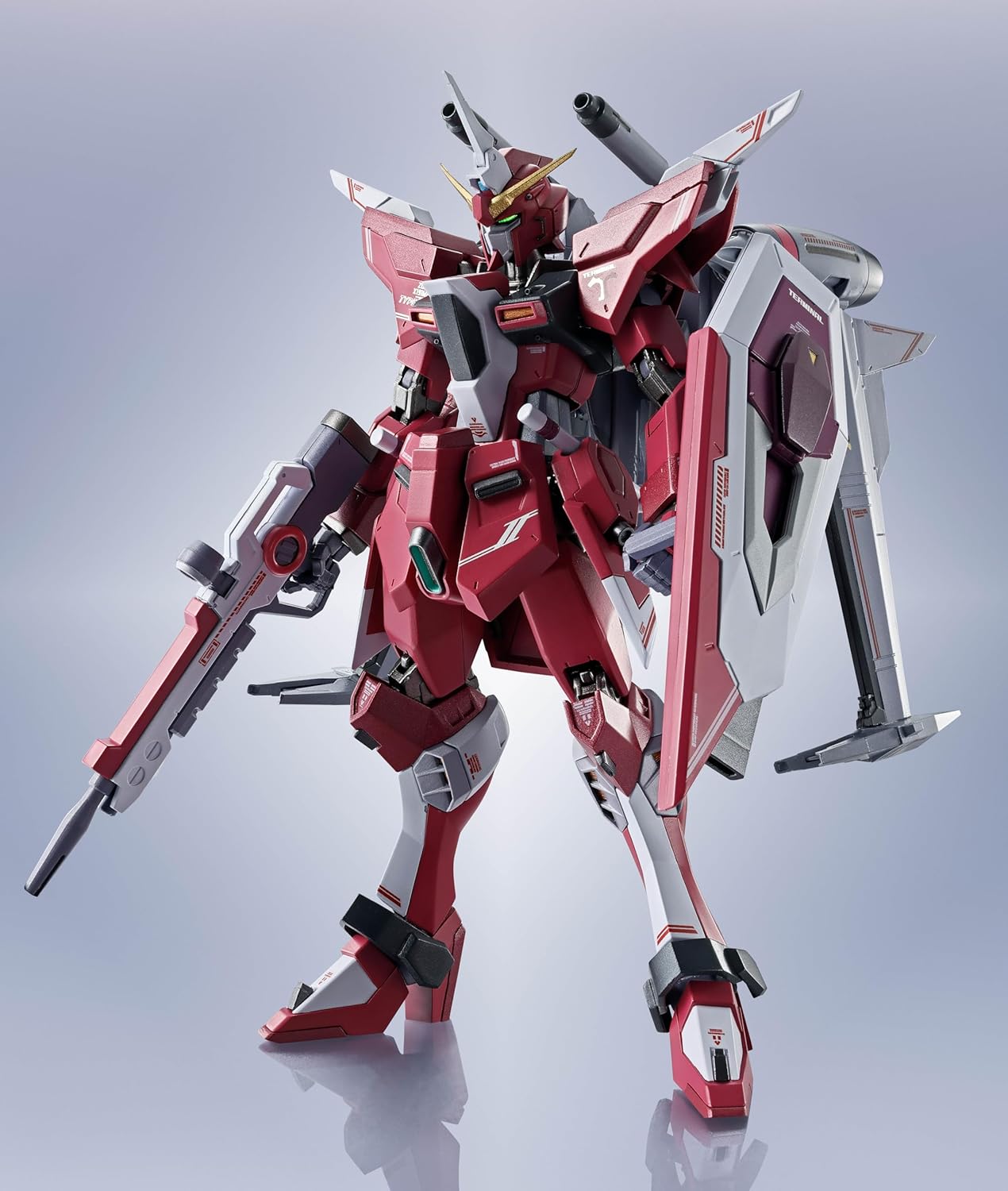 TAMASHII NATIONS Metal Robot Damashii Mobile Suit Gundam SEED FREEDOM Metal Robot Damashii Infinite Justice Gundam Ver. 2, Approx. 5.5 Inches (140 mm), Made of ABS & PVC & Die-cast, Painted