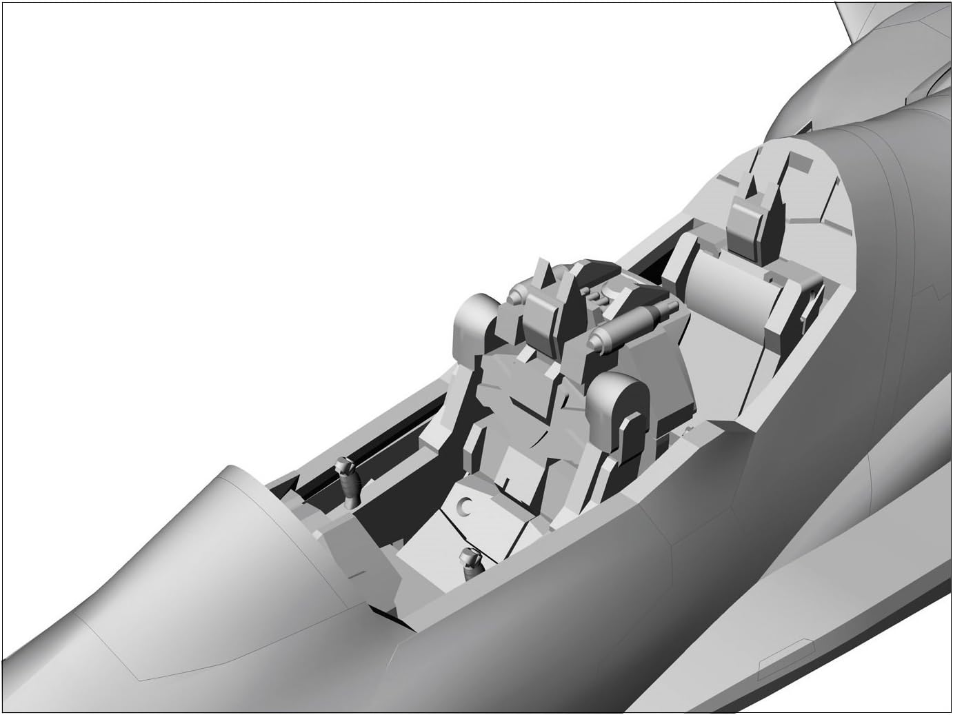 ハセガワ マクロスシリーズ マクロスデルタ VF-31J ジークフリード ハヤテ機 1/72スケール プラモデル 29