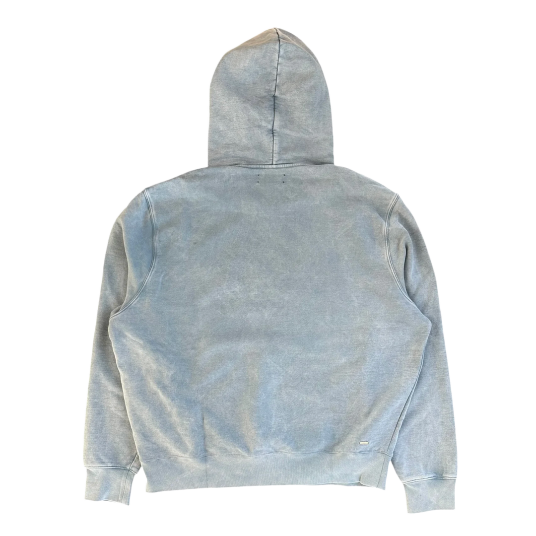 AMIRI 'FILIGREE' FADED BLUE HOODIE