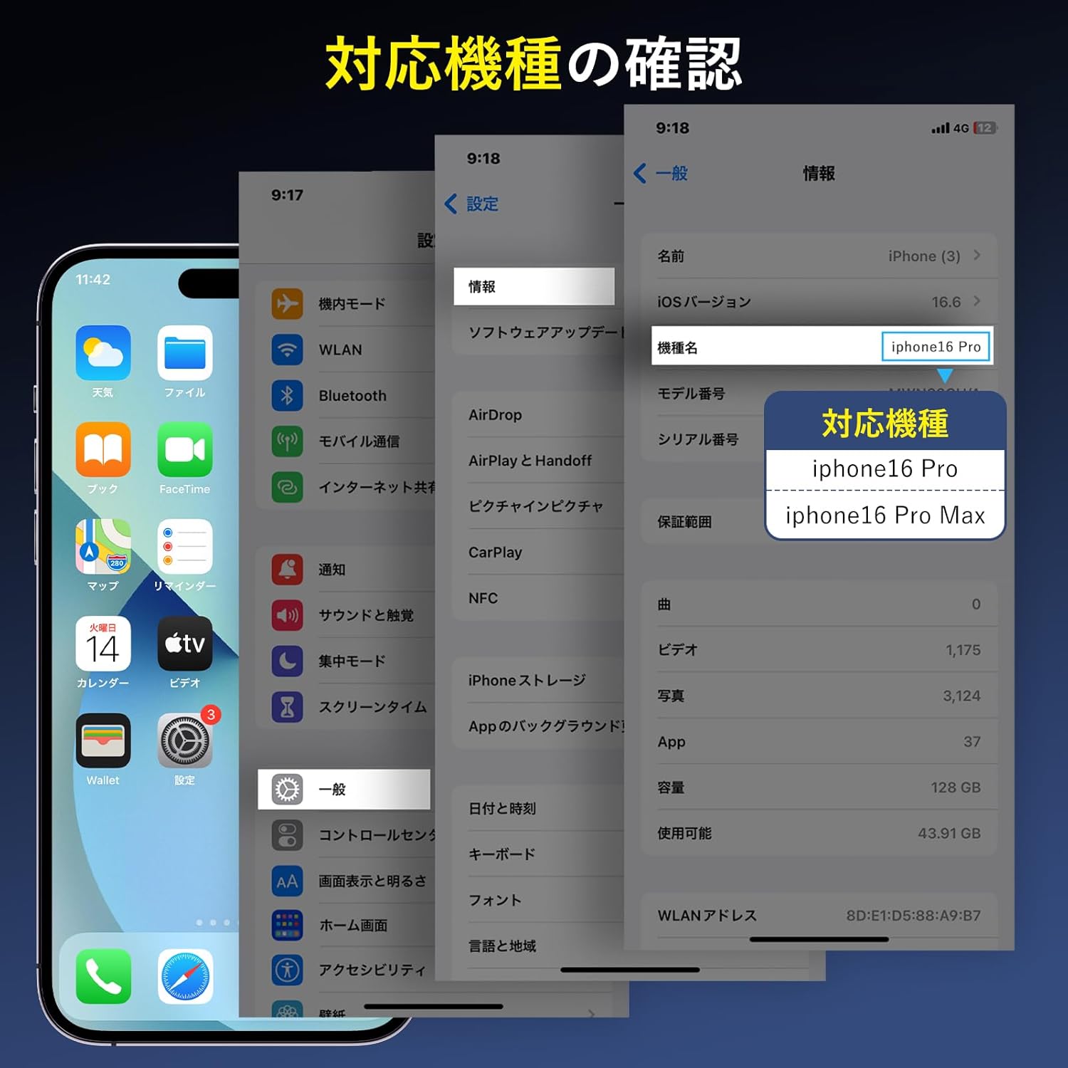 AUNEOS Phone16Pro/ Phone16ProMax, Camera Lens for Camera Protection, 16 Pro/16 ProMax, Camera Cover, Perfect Fit, 9H Hardness, Shockproof, High Transmittance, Anti-Fingerprint, Splashproof, Dustproof,