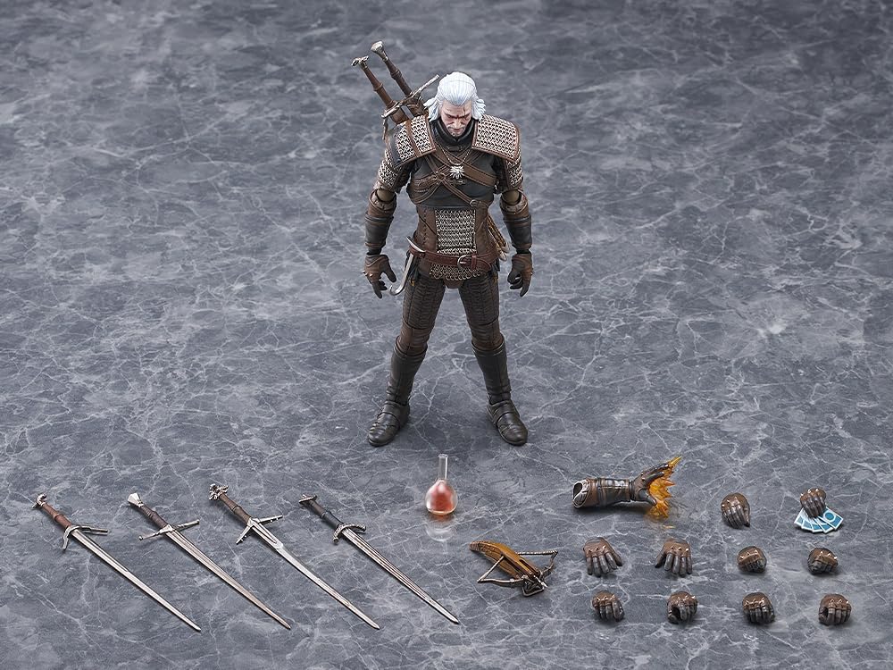 Max Factory Figma The Witcher 3 Wild Hunt Geralt Non-Scale Plastic Pre-Painted Action Figure