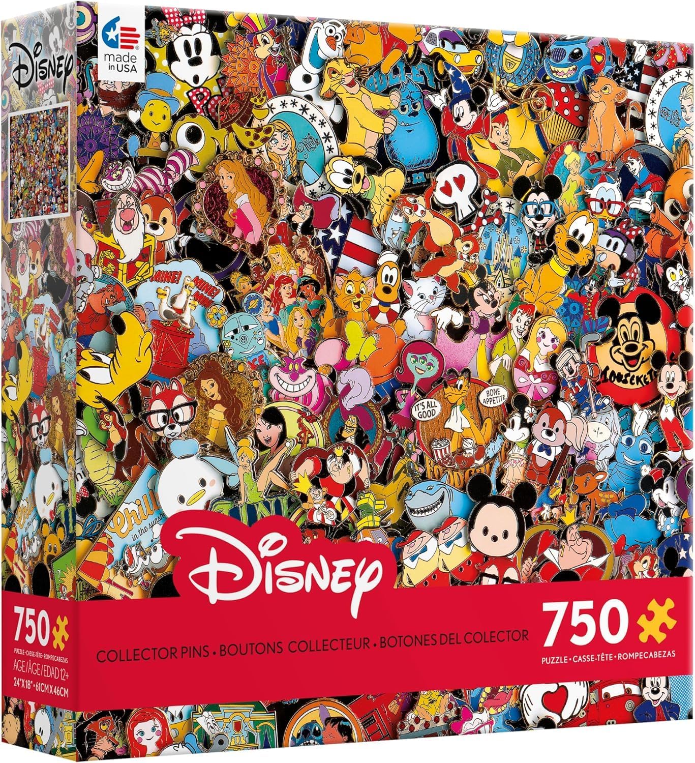 Ceaco - Disney - Photo Magic Pins - Rompecabezas de 750 piezas