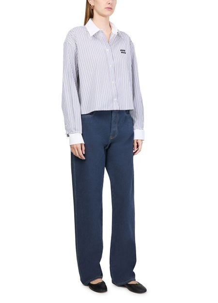 MIU MIU Flocked jeans - Image 2