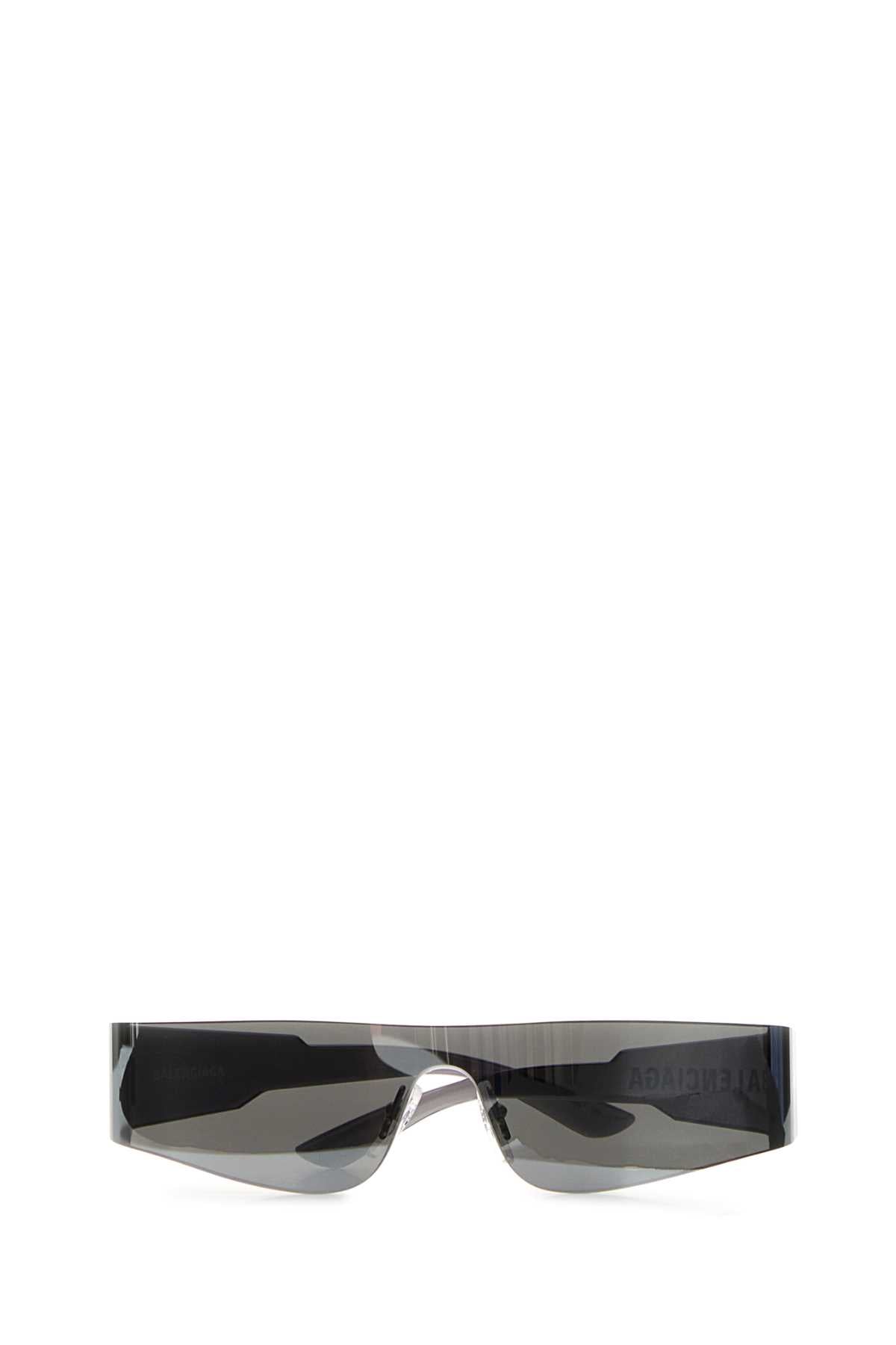 Balenciaga Silver Acetate Mono Rectangleサングラス - Image 2