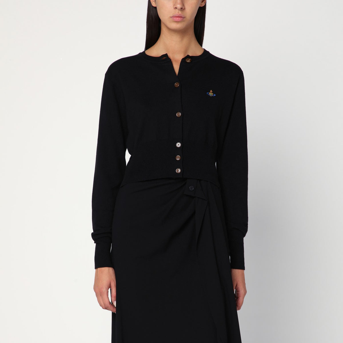 Vivienne Vivienne Westwood Black Cashmere Blend Cardigan - Image 2
