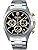 Seiko SBTR015 Men's 1/5 Second Chronograph Quartz Wristwatch, Black x Gold, Black x Gold SBTR015, Chronograph with 3 sides and 60 minutes