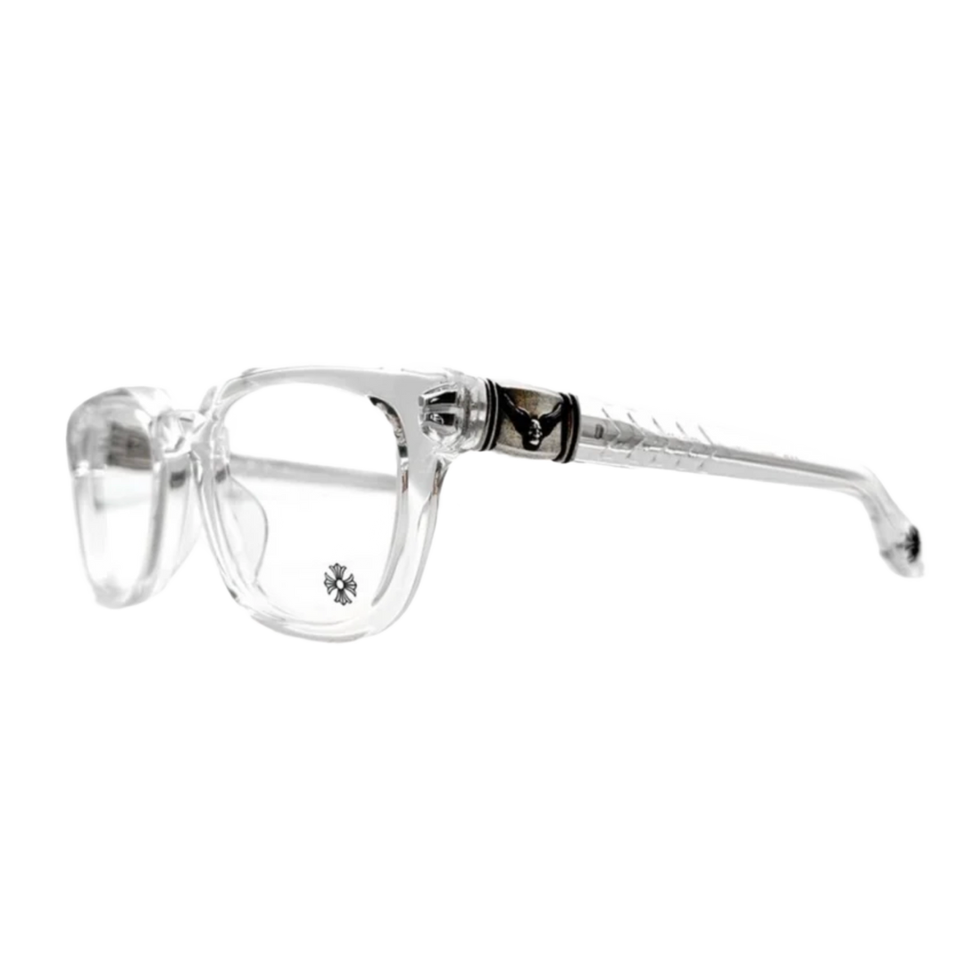 CHROME HEARTS 'WELL HELL YEAH' CLEAR GLASSES