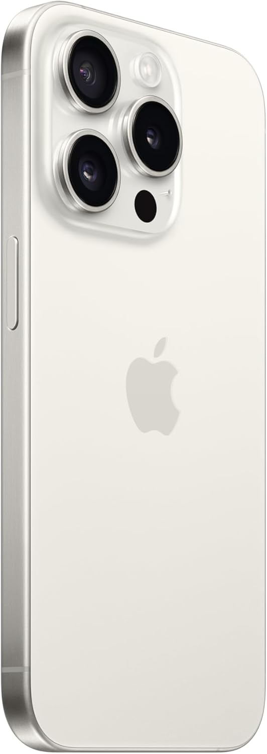[Refurbished] Apple iPhone 15 Pro 256GB White Titanium SIM Free 5G Compatible (Refurbished)