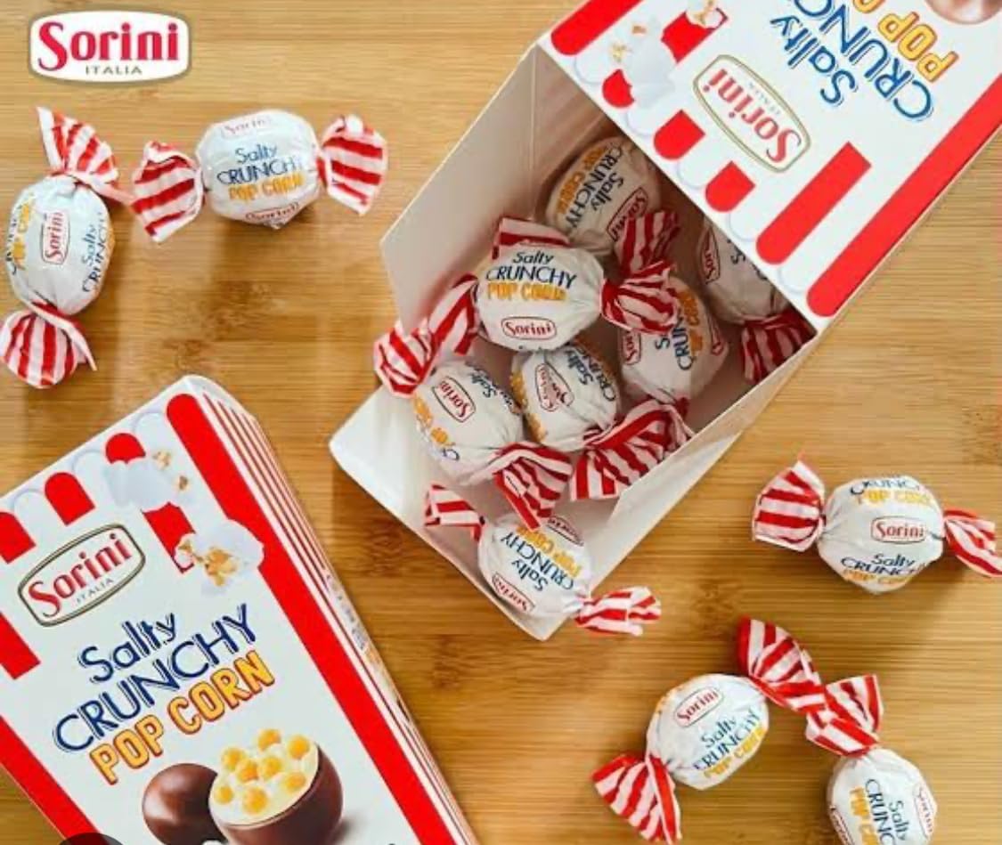 Sorini Sorini Salty Cranky Popcorn Flavored Chocolate 5.3 oz (150 g)