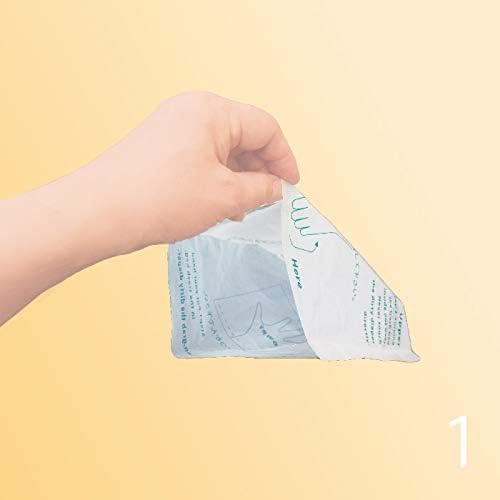 Kururinpa Small Size 250 Pieces, Small (Baby Diaper, Absorbent Pat, Tissue Garbage Packaging Bag)