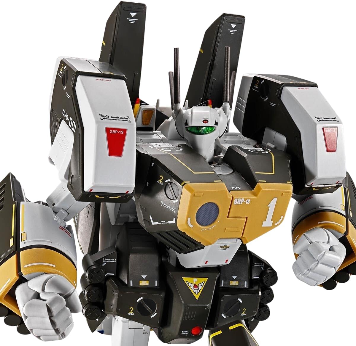 DX Chogokin VF-1S Armored Valkyrie (Roy Focker Special), Approx. 12.6 inches (320 mm), ABS & Diecast & PVC Complete Figure
