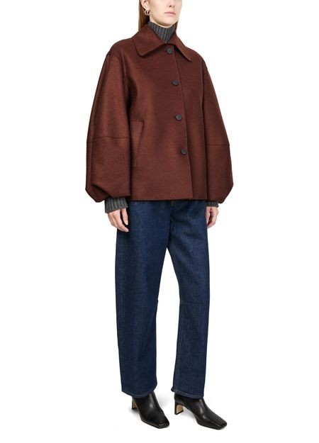 HARRIS WHARF LONDON Puff-sleeved jacket in pressed wool - Image 2