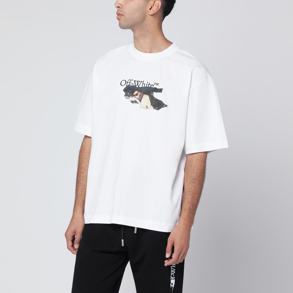 Off Off White™ White Paint Arrow Skate Logo T Shirt - Image 2
