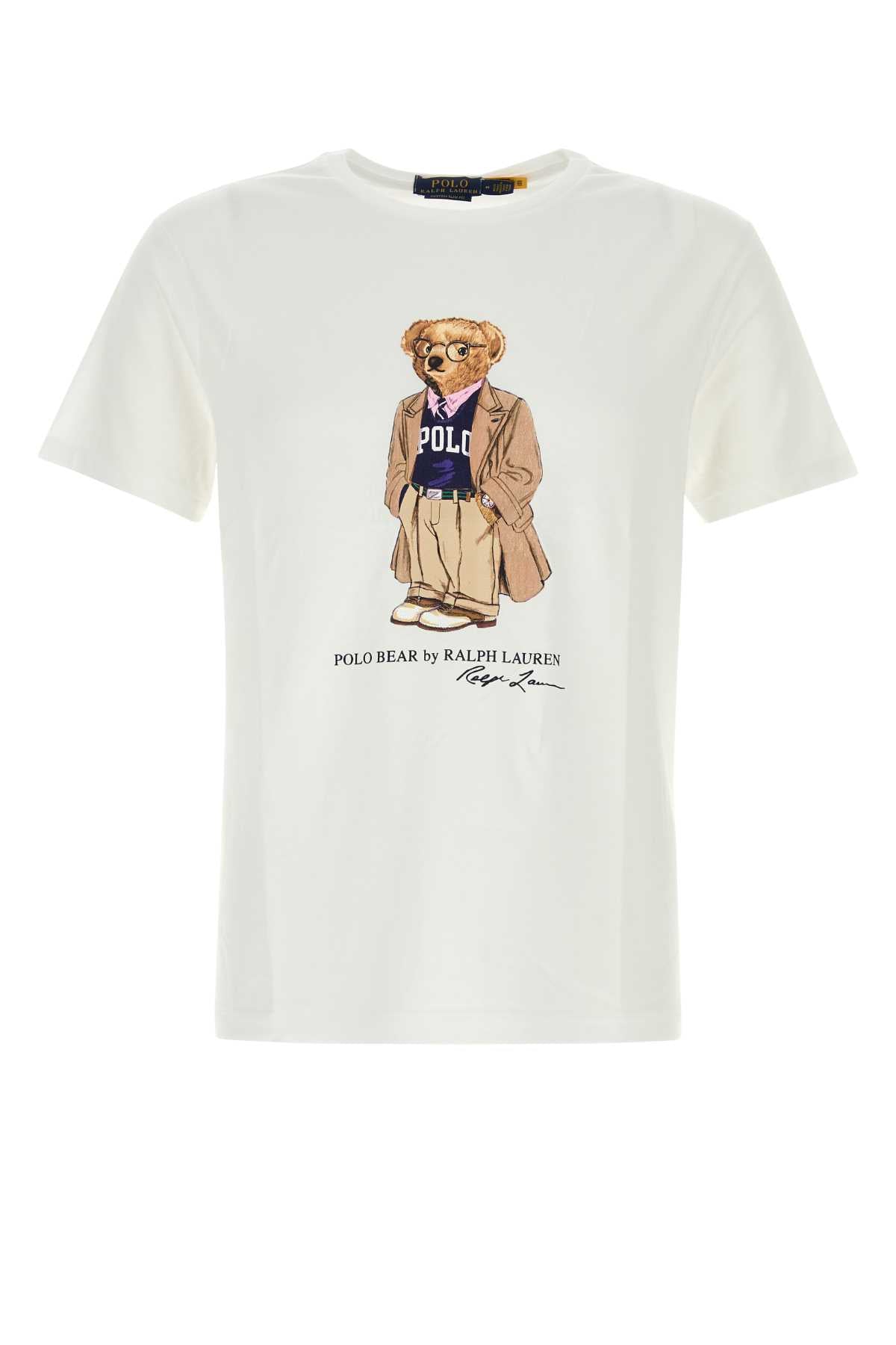 Polo ポロ ラルフローレン ホワイト コットン T シャツ - Image 2
