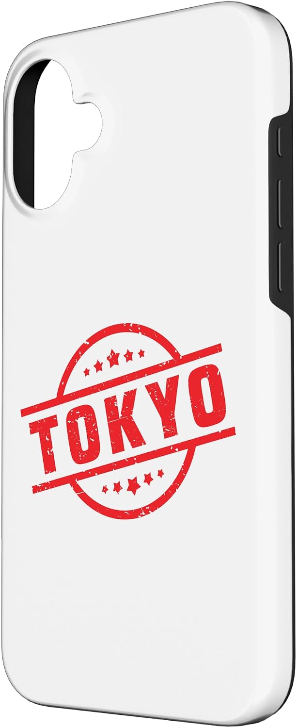 東京 ロゴ #2 タグ 日本 渋谷 休暇 大阪 旅行 富士山 素晴らしい思い出 にほんこく アジア 札幌 お土産 スマホケース iPhone 16 Plus 用