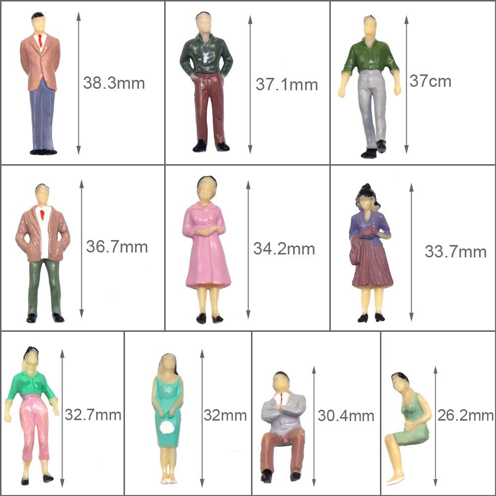 Scene Collection, Human Doll, People, Human Figure, Painter, 1:50, 1.4 inches (35 mm), Box Garden, Decoration, Railway Model, Building Model, Diorama, Education, DIY