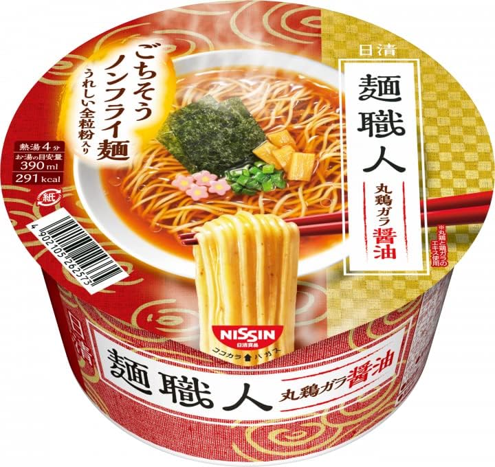 Nissin Noodle Craftsmen, 6 Types, 12 Meals Set, Original Packaging