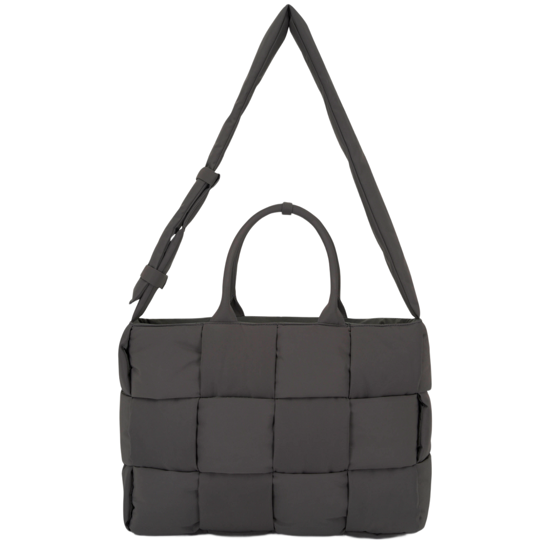 BOTTEGA VENETA 'GRAPHITE' PADDED TOTE BAG