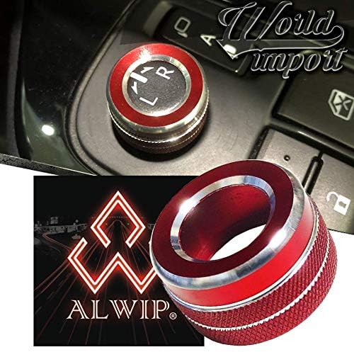 Mirror Switch Aluminum Cover (Red)