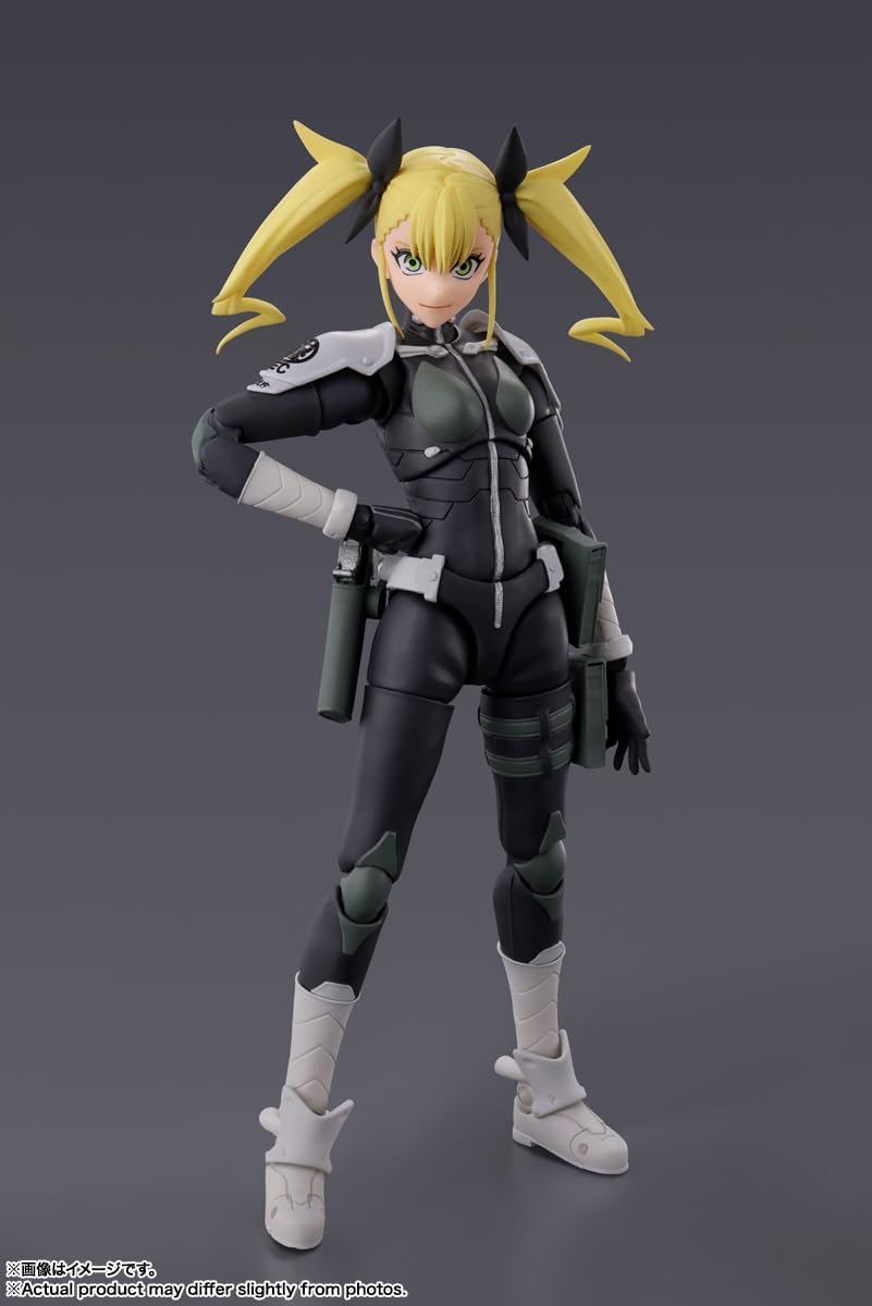 BANDAI SPIRITS S.H. Figuarts Kaiju No. 8 Kikoru Shinomiya, Approx. 5.1 inches (130 mm), ABS & PVC Pre-painted Action Figure