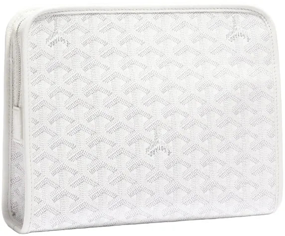 GOYARD 'WHITE' JOUVENCE MM TOILETRY BAG