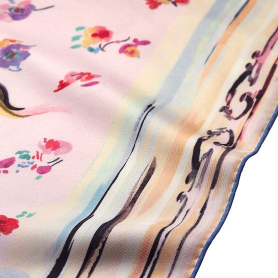 Dioriviera Dior Floral Portrait 70 Square Scarf - Image 2