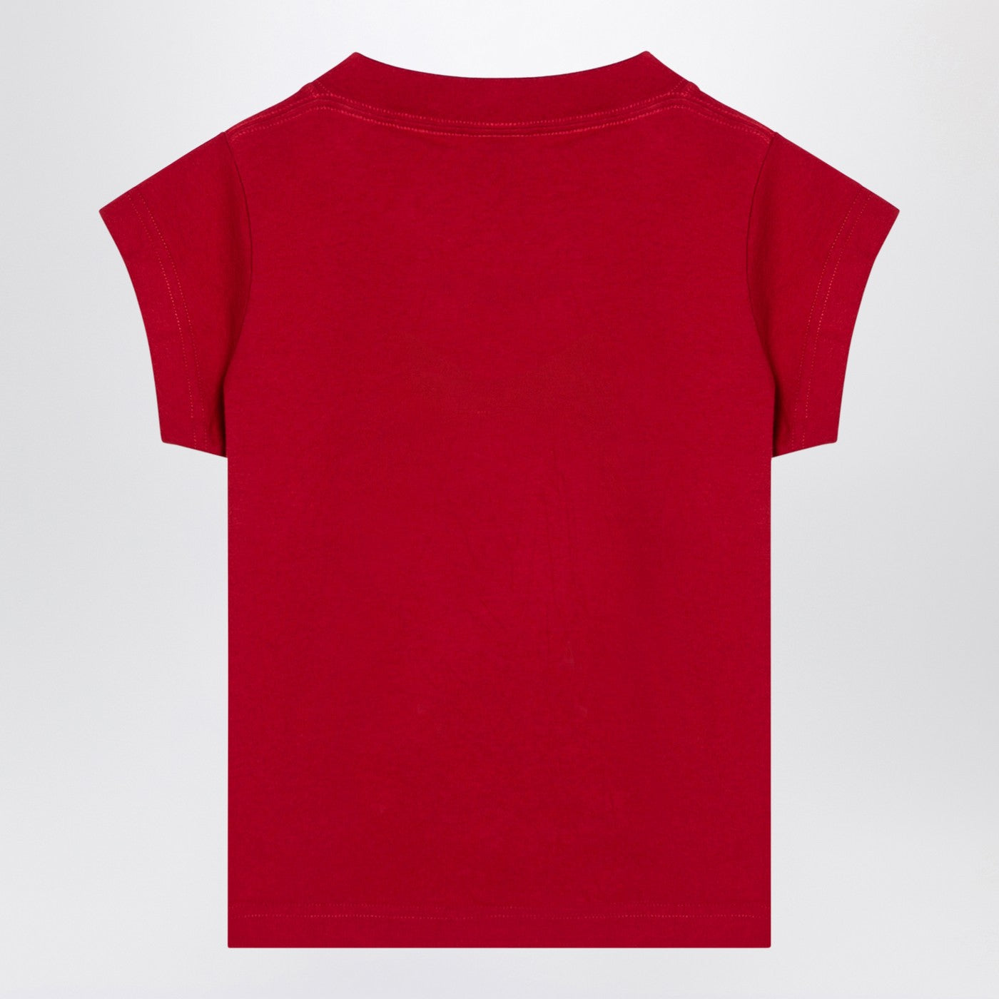 Balenciaga Red Cropped Tシャツを落ち着かせます - Image 2