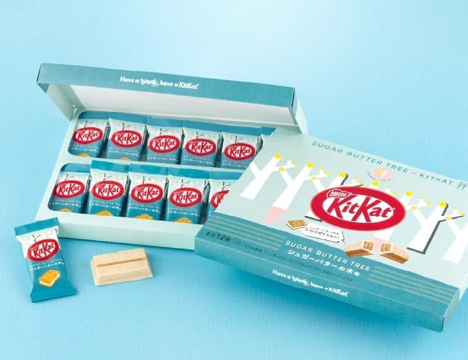 [Tokyo Limited] KitKat Mini Sugar Butter Wood Flavor Sweets Gift Home Souvenir Home Return Popular Sweets Individual Packaging Gift Valentine's Day (6 Pieces)