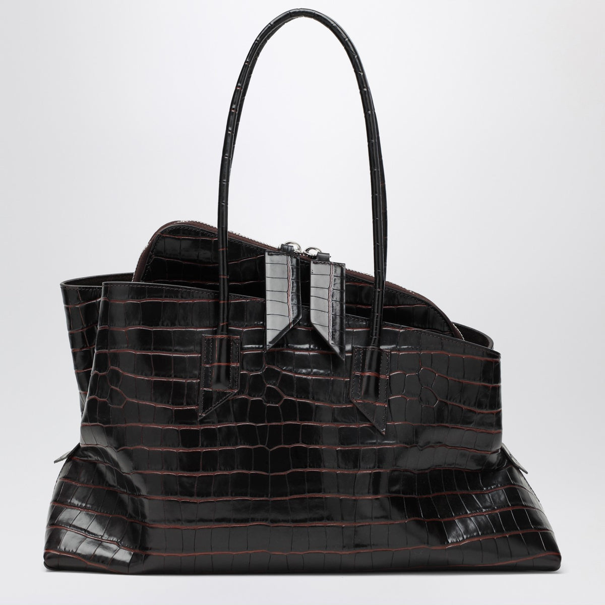 The The Attico La Passeggiata Medium Coffee Bag - Image 2