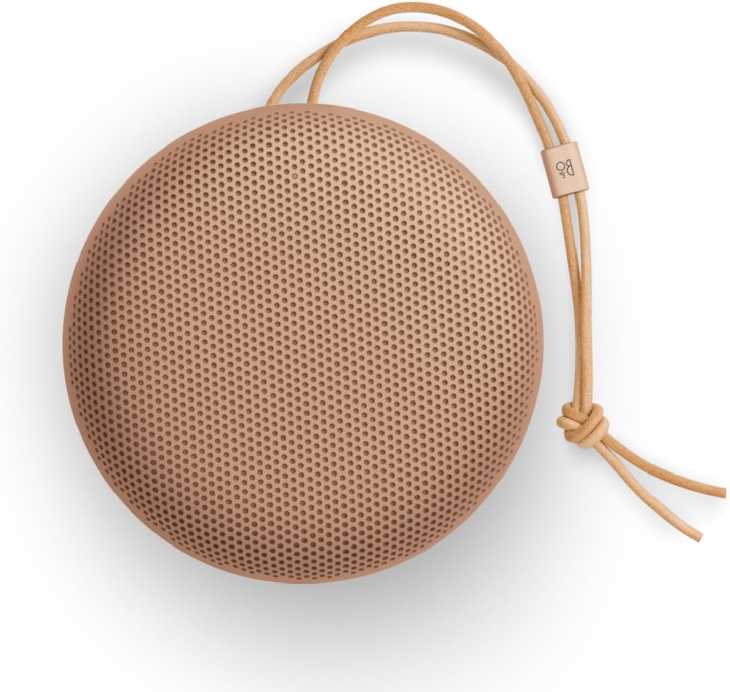 Bang & Olufsen Portable Speaker Beosound A1 3rd Gen Honey Tone Bluetooth Wireless IP67 Certified Waterproof and Dustproof Video Conferencing 24-Hour Playback