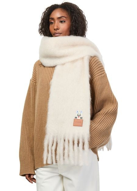LOEWE Mohair and wool scarf - Image 2