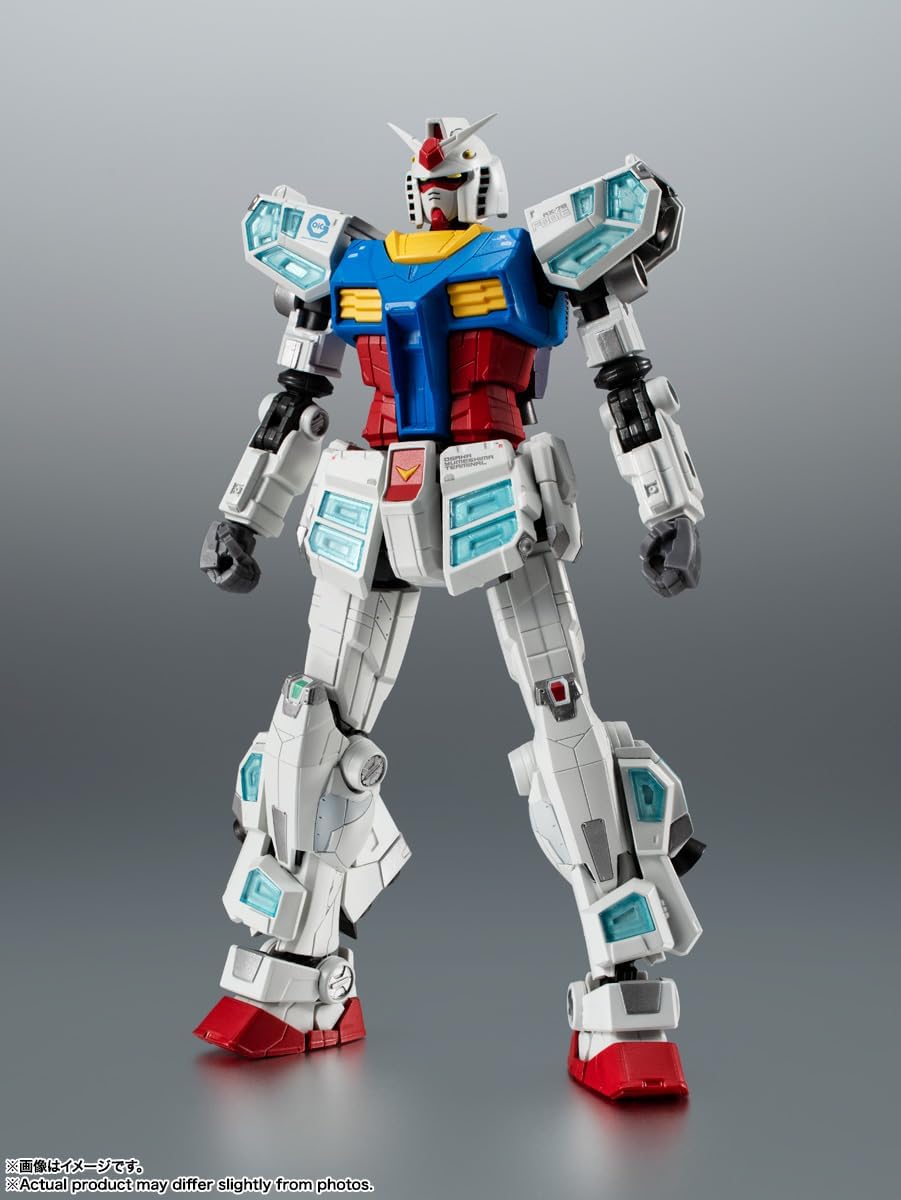 TAMASHII NATIONS EXPO2025 ROBOT SPIRITS Osaka・Kansai Expo "GUNDAM NEXT FUTURE PAVILION" RX-78F00/E Gundam, Approx. 5.1 in (130 mm), PVC & ABS, Pre-painted Articulated Figure