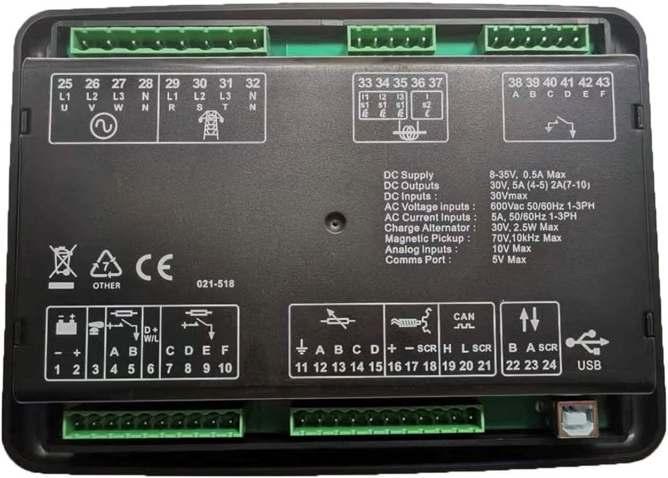 DSE6020 オートコントローラー AMF DSE6020 MK2 発電機発電機オルタネーター用