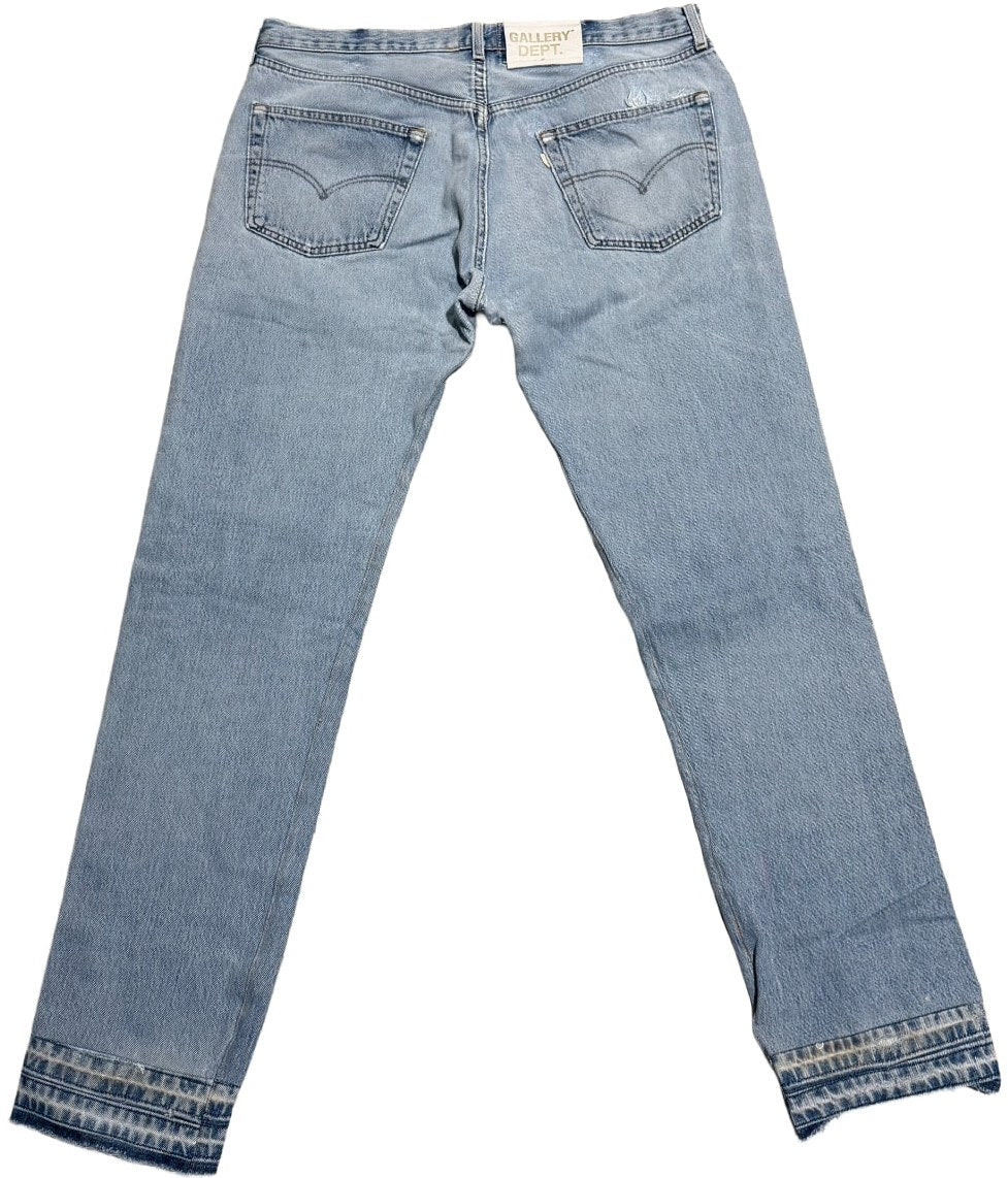 GALLERY DEPT. 'INDIGO' DISTRESSED JEANS