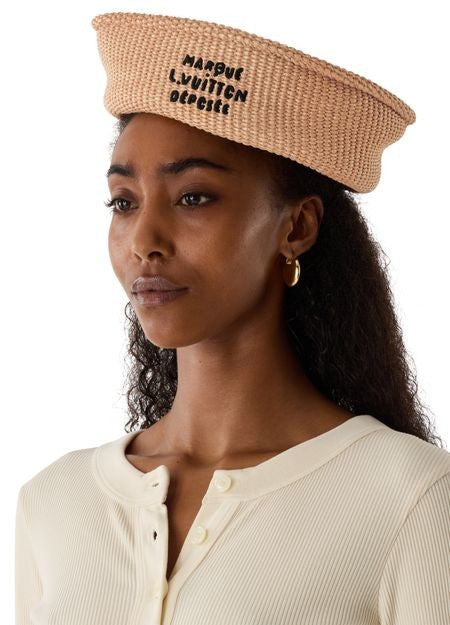 LOUIS VUITTON Sailor Raffia Hat - Image 2