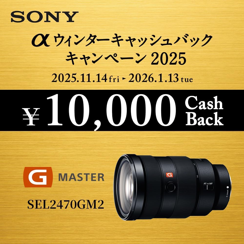 Sony SEL2470GM2 Standard Zoom Lens Full Size FE 24-70mm F2.8 GM II G Master DSLR Camera α [E-Mount] Genuine Lens