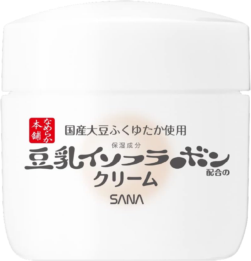 Nameraka Honpo Cream, NC High-purity Soy Milk Isoflavone (Moisturizing Ingredient), Unscented, Colorless, Mineral Oil, Made with Japanese Soy Fukuyutaka (Moisturizing Ingredient).