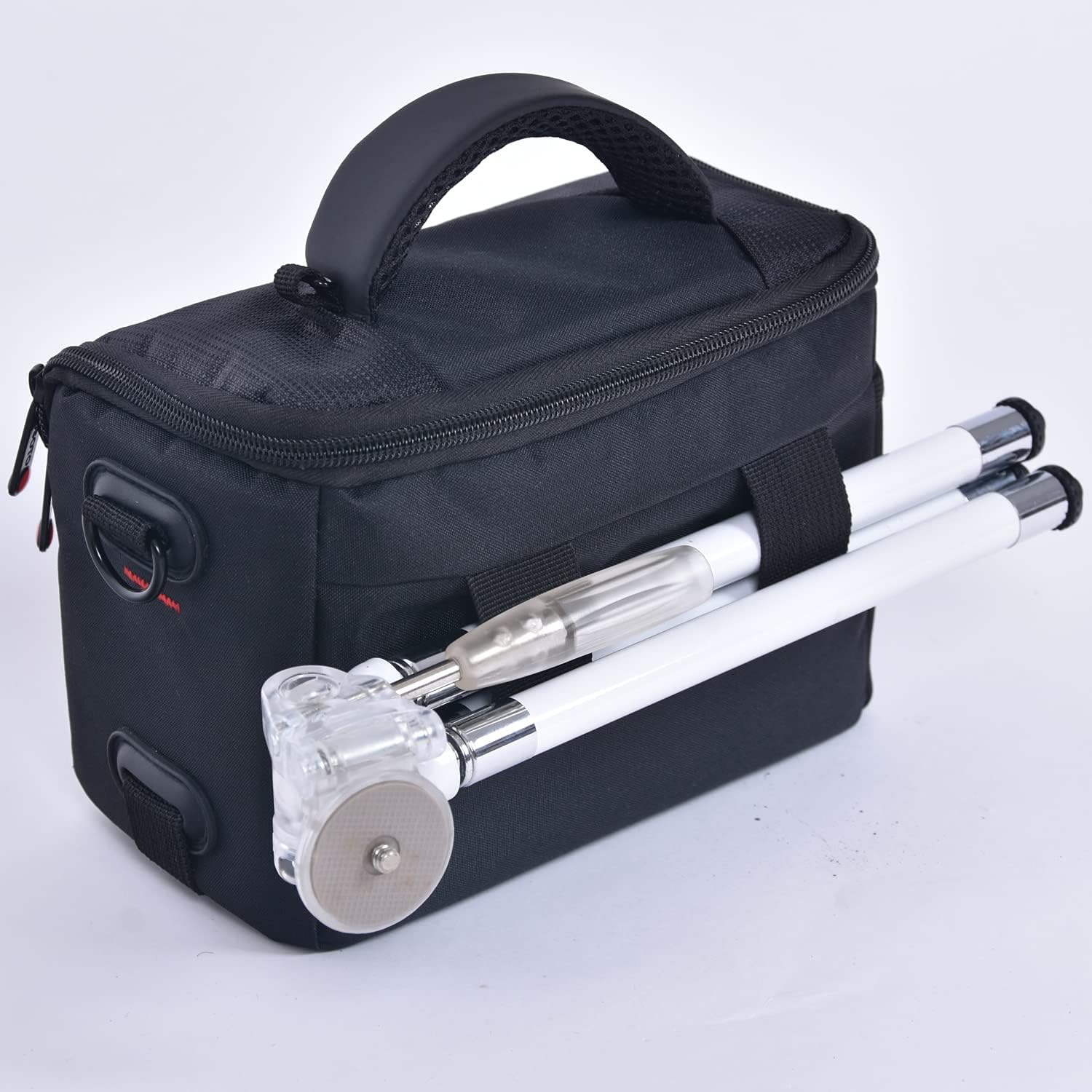 FOSOTO Compact Camera Bag SLR Camera Case with Rain Cover Waterproof Dual Camera Case with Shoulder Strap for Canon EOS M50 PowerShot SX420 SX430 SX70 SX50 SX30IS Soni a6400 RX10 DSC-H300 Nikon