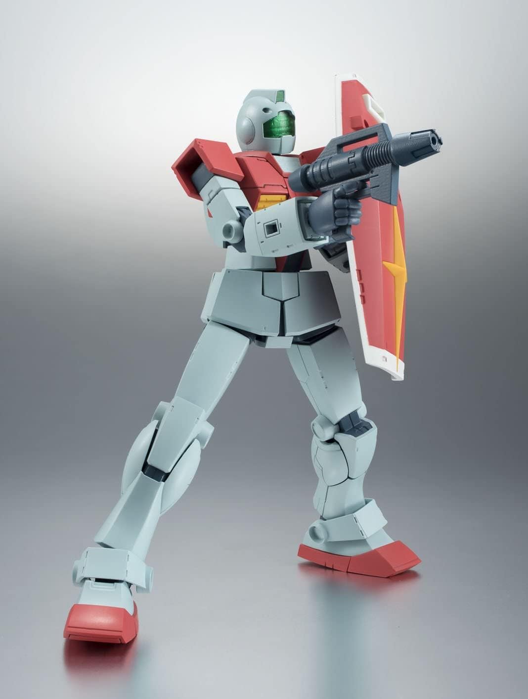 Robot Spirits Side MS Mobile Suit Gundam RGM-79 Gym Version, A.N.I.M.E. Approx. 4.9 inches (125 mm), ABS & PVC Pre-painted Action Figure