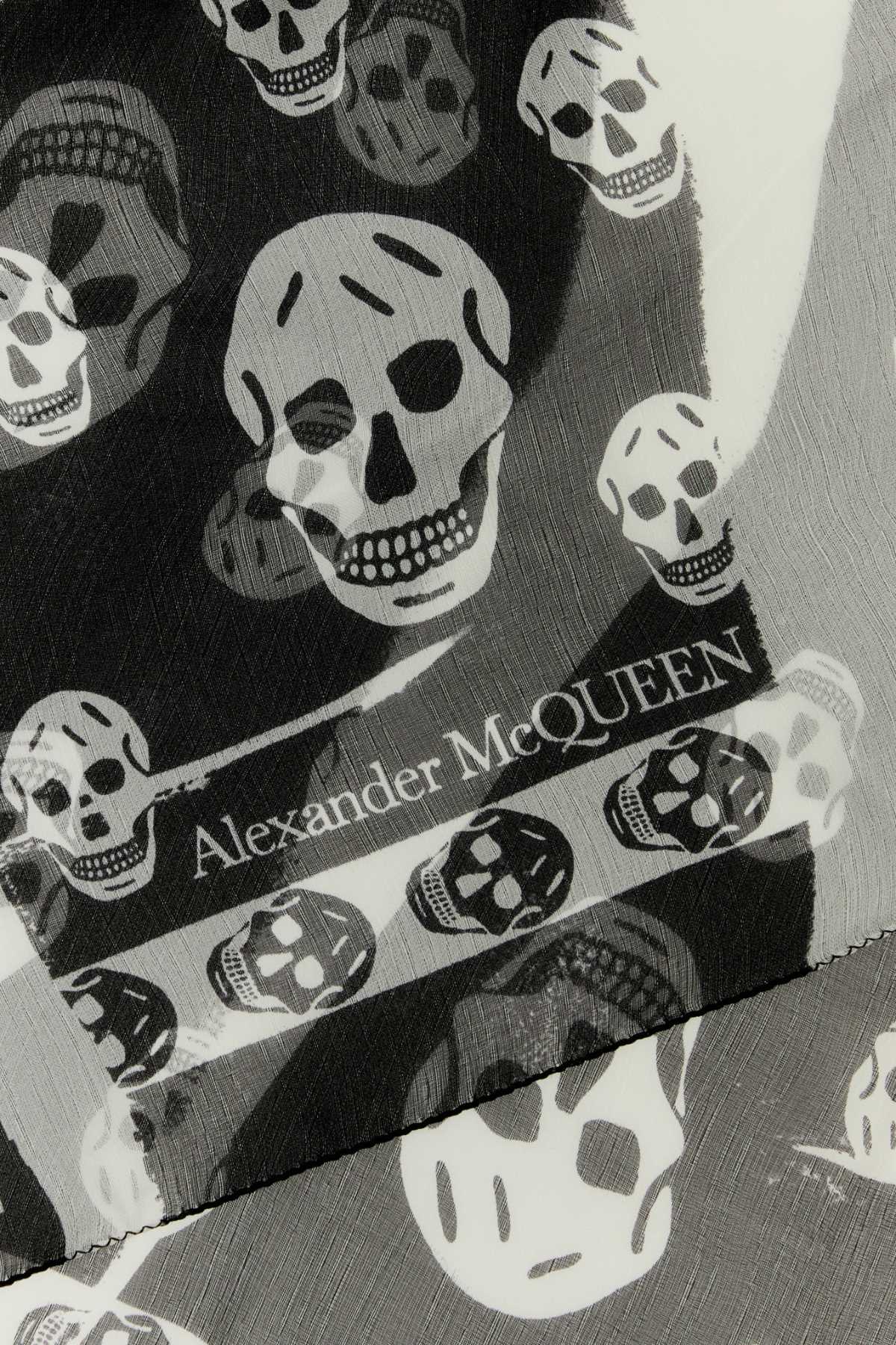 Alexander Mcqueen アレクサンダーマックイーンプリントシルクファウラード - Image 2