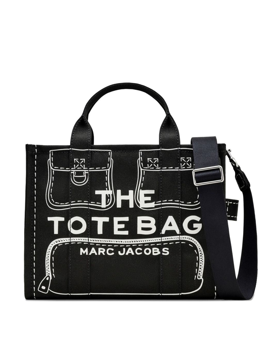 Marc マークジェイコブスミディアムトートコットントートバッグ - Image 2