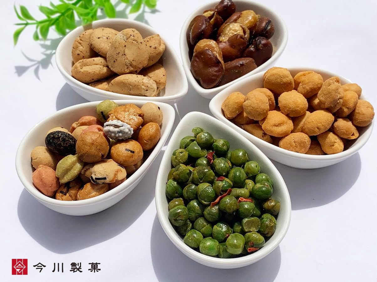 Imakawa Seika Nuts & Bean Confectionery, 9 Packs, Snacks, Present, Gift Set, Year-end Gift, Birthday, Gift, Souvenir