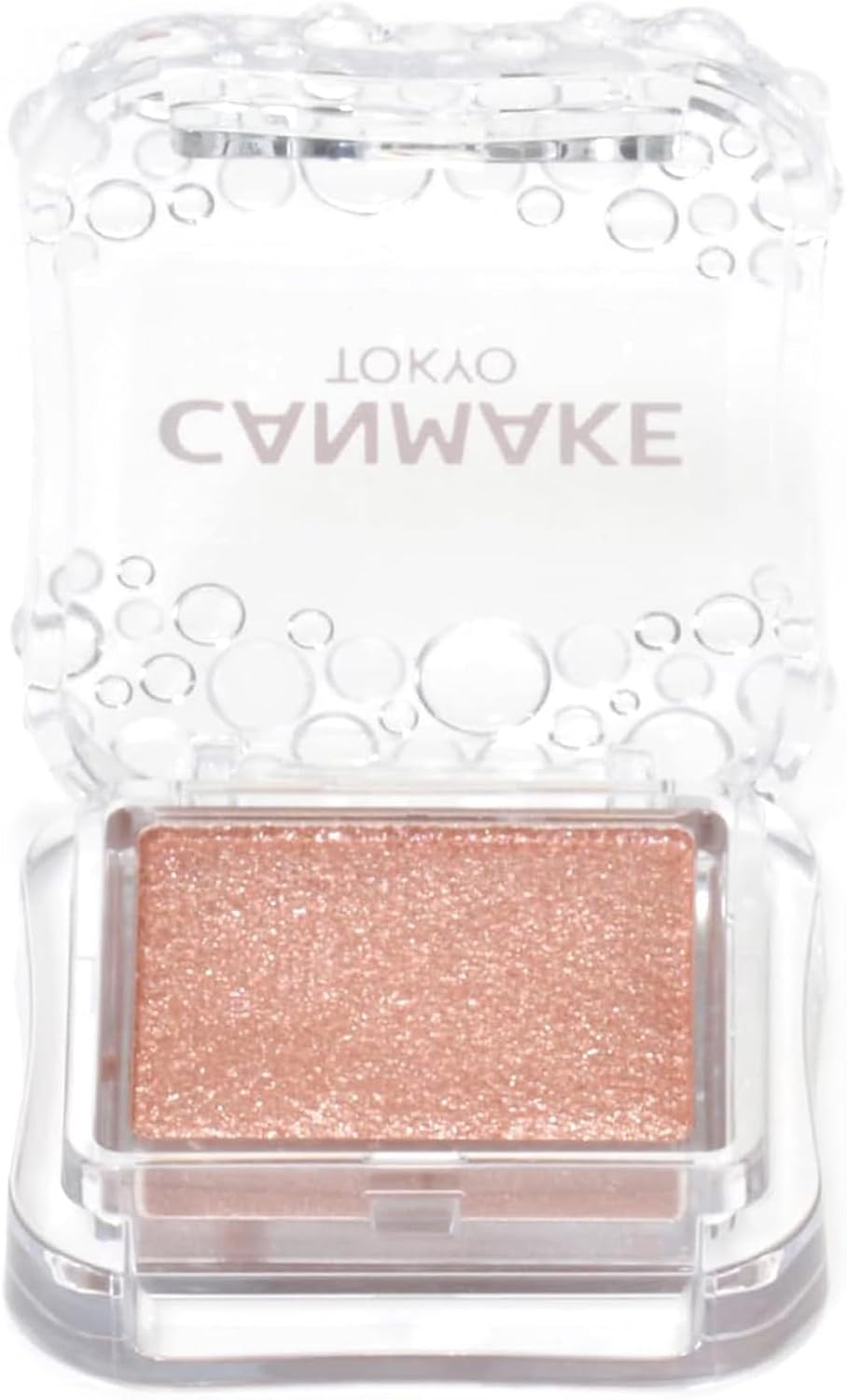 Canmake City Light Eyes 04 Chamois Pink 1.0g Solid Eyeshadow Glitter Pearl Coral Pink