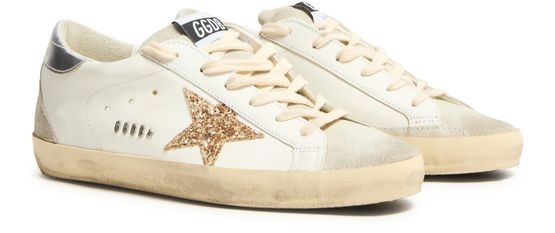 GOLDEN GOOSE Super-Star glitter sneakers - Image 2