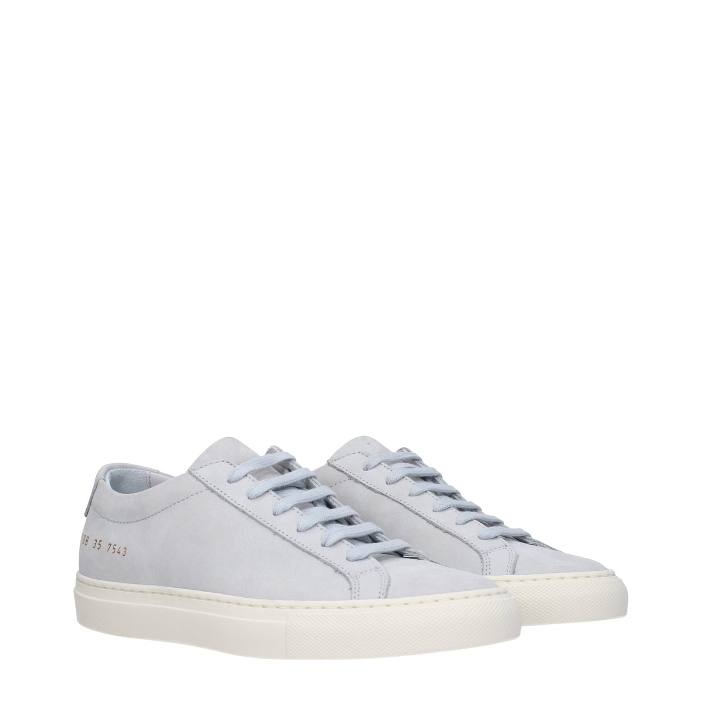 Common Projects 一般的なプロジェクトスニーカー女性スエードグレー/シュガーペーパー - Image 2