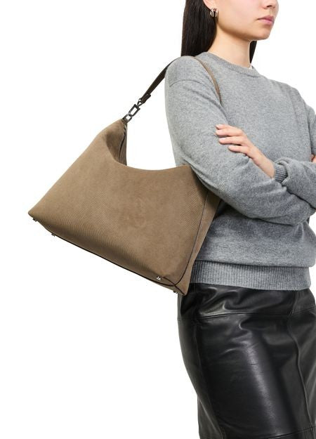 TOTEME Bevel medium bag in cord-suede - Image 2