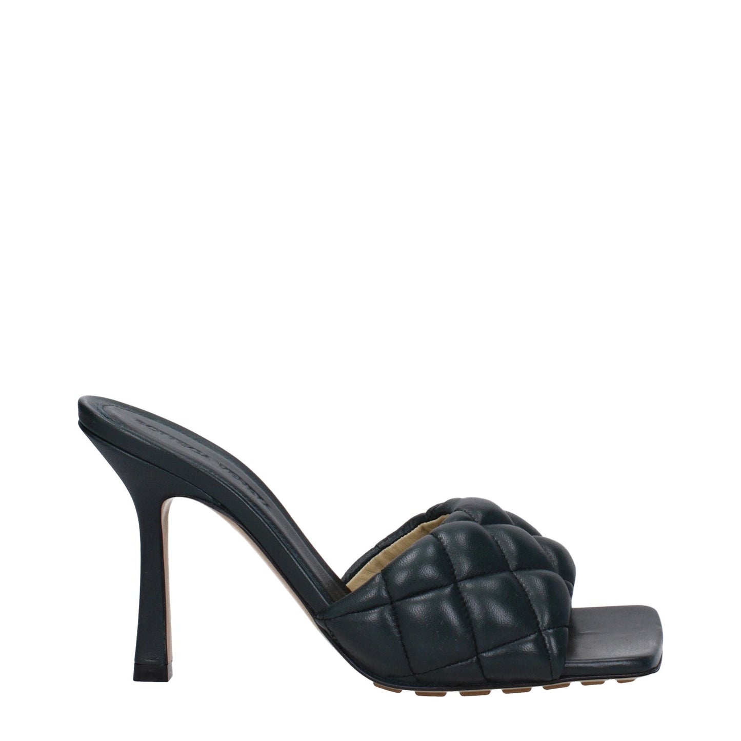 Bottega Veneta Sandals Women Leather Green/Ink - Image 2