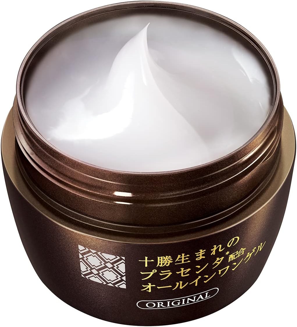 Tokachi Born Placenta Formulated All-in-One Gel TA All-in-One Gel Transparent Hari Moisturizing Fragrance Free Coloring Paraben Free Easy Skin Care Made in Japan Grooming Cosmetics Official 3.2 oz (90